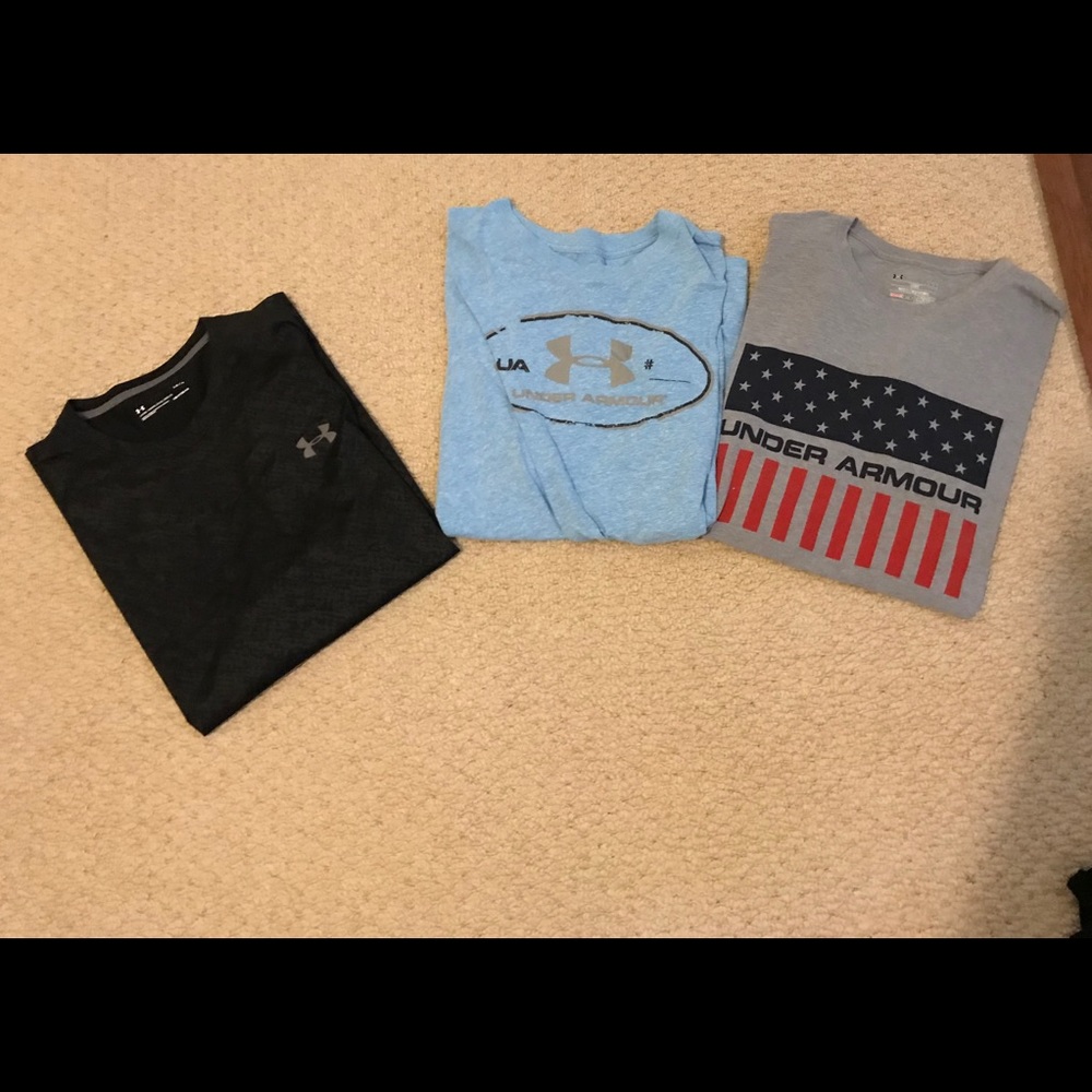 (3) Under Armour Shirts